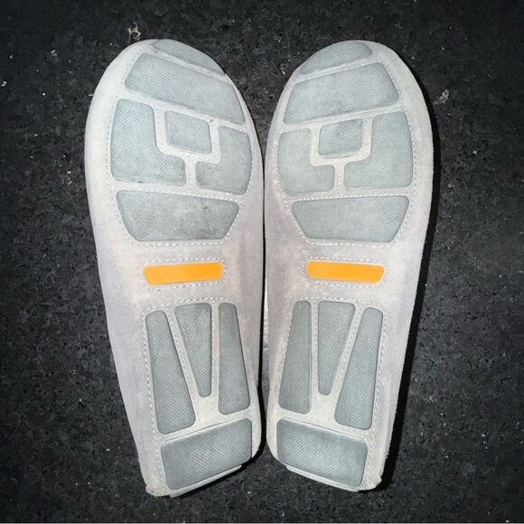 Tommy Bahama GREY Pagota Moccasin Suede Nubuck Leather Loafers SLIP ON Shoes 11 main image 4